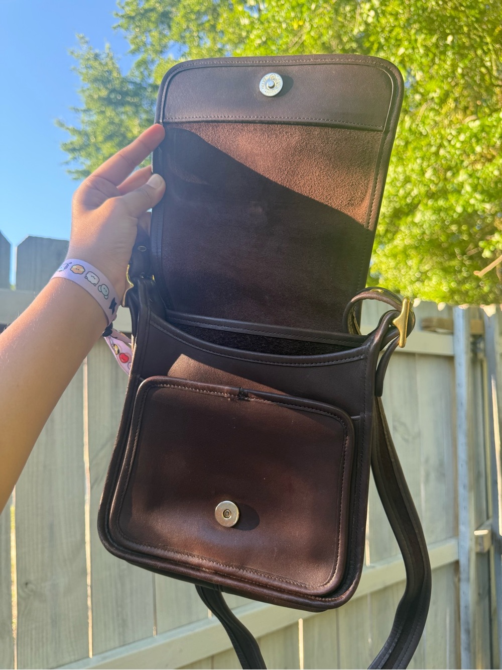 Coach vintage Leather Crossbody Bag - Picture 7 of 11